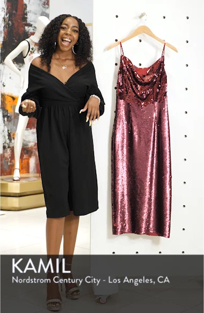 No More Signs Sequin Cocktail Dress, sales video thumbnail