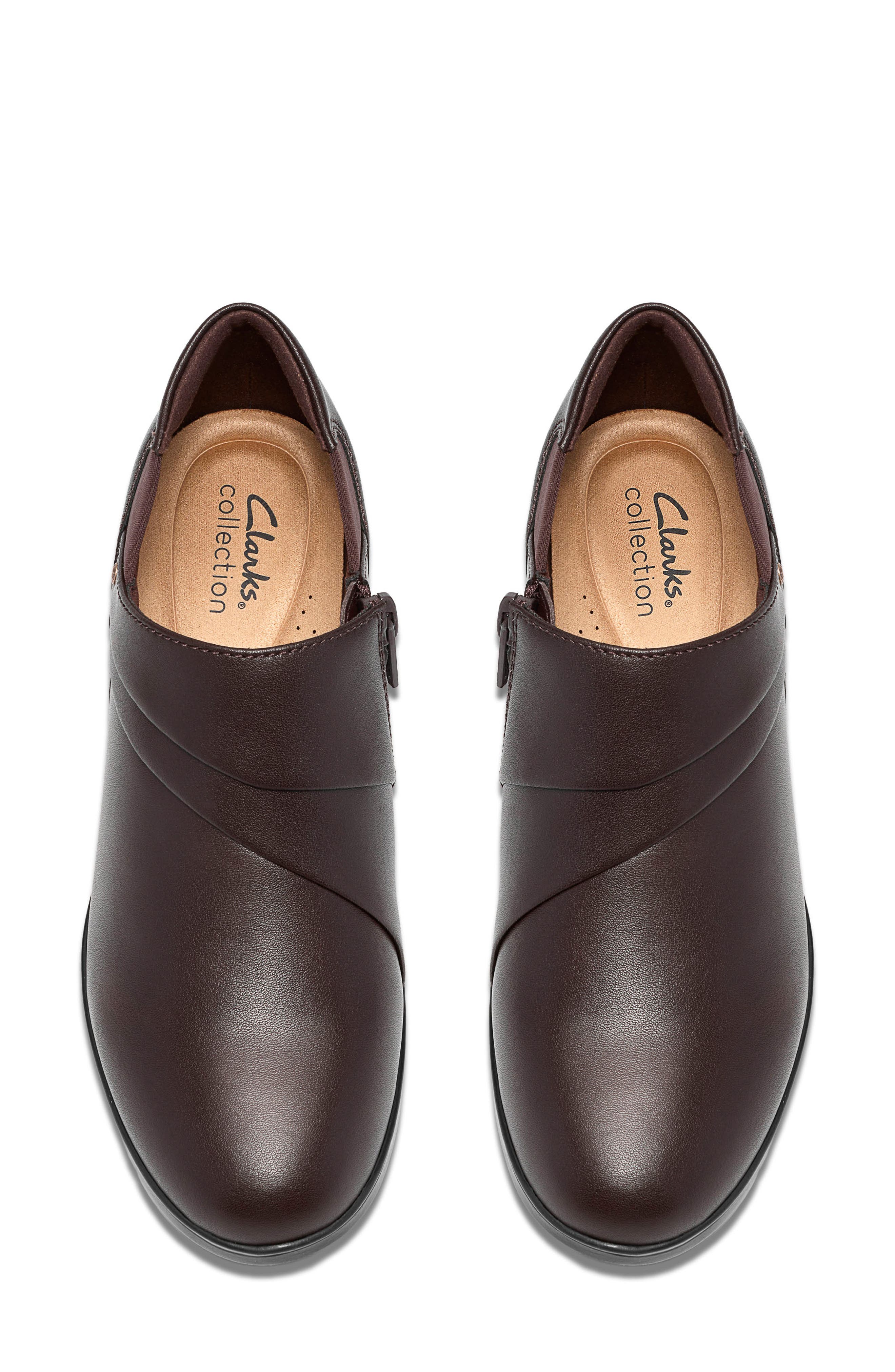 Emily 2 London Bootie, Alternate, color, DARK BROWN LEA