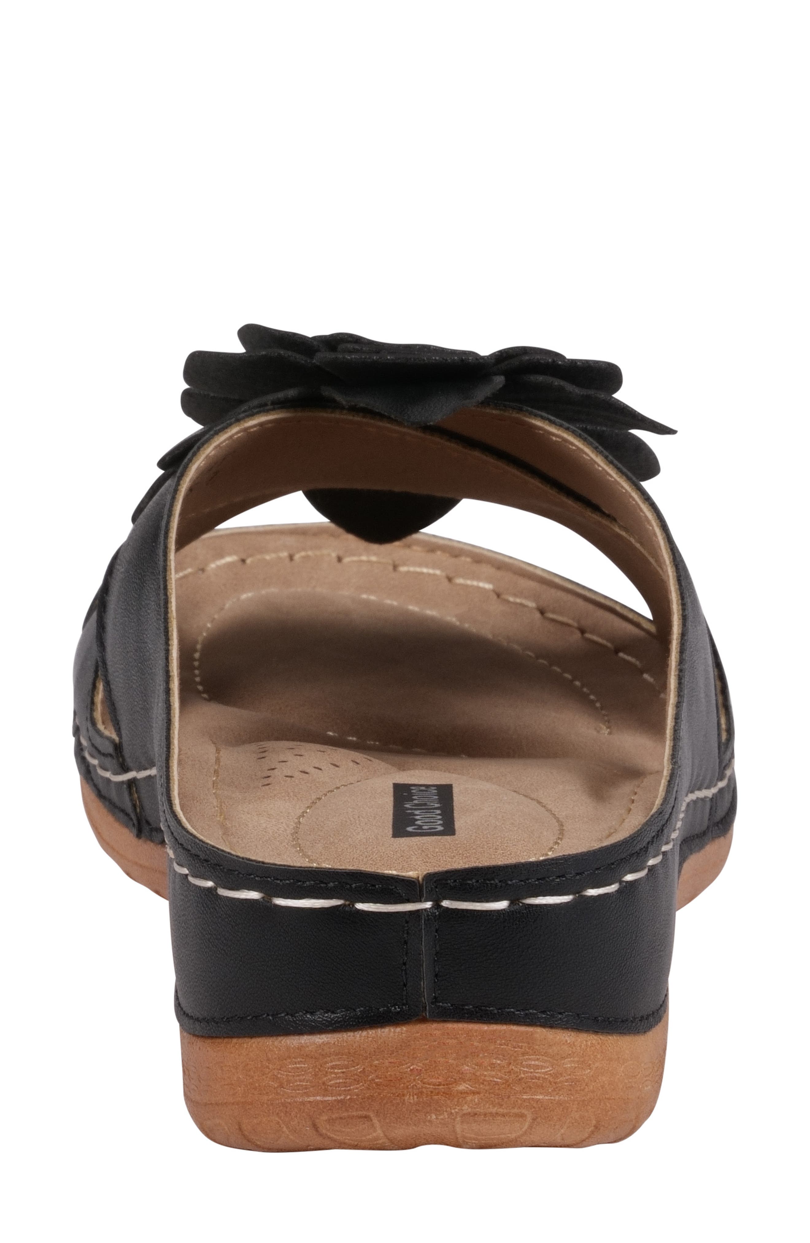 GC SHOES Joy Flower Sandal, Alternate, color, Black