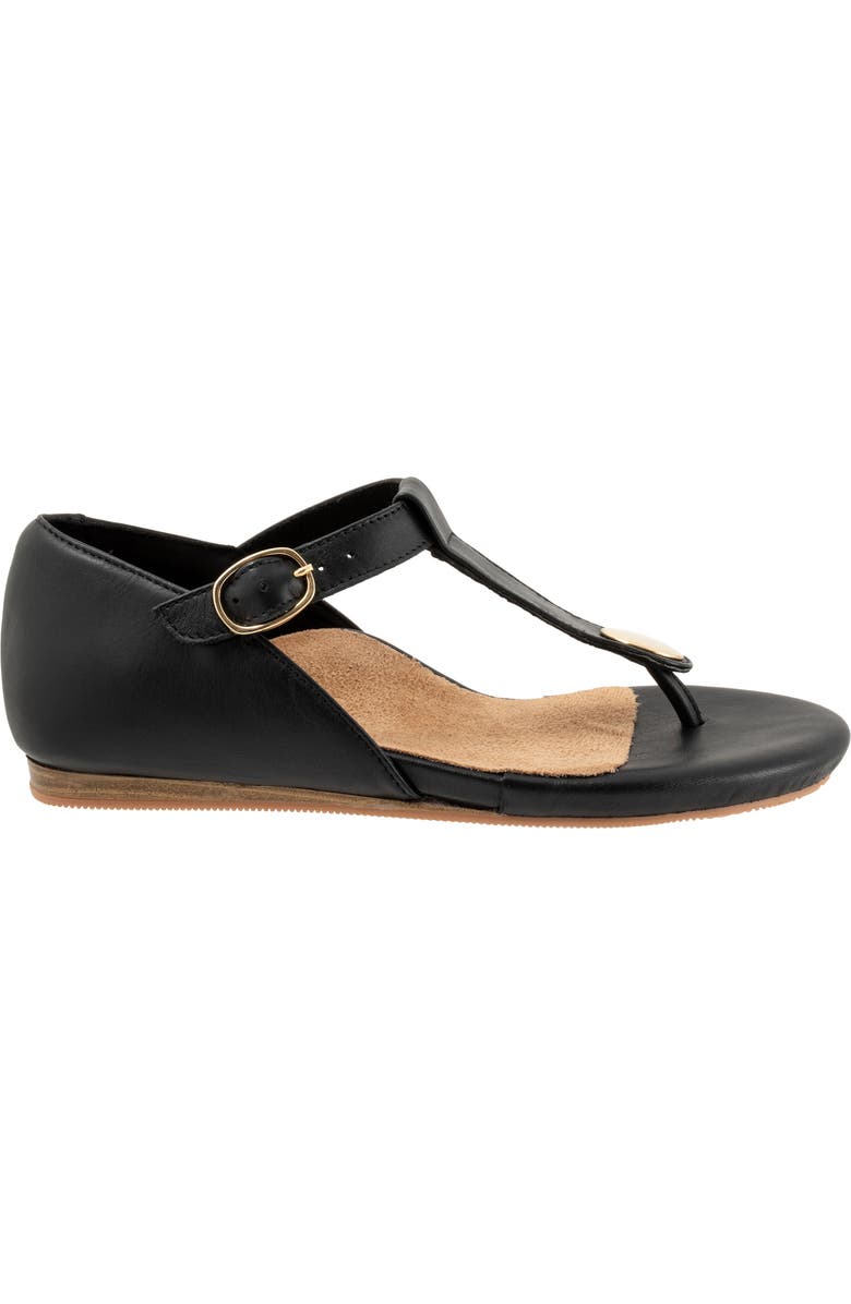 SoftWalk<sup>®</sup> Ankle Strap Sandal, Alternate, color, Black