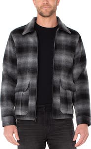 Liverpool Wool Blend Zip Jacket