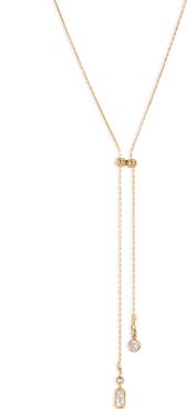 Set & Stones Zoey Cubic Zirconia Lariat Necklace