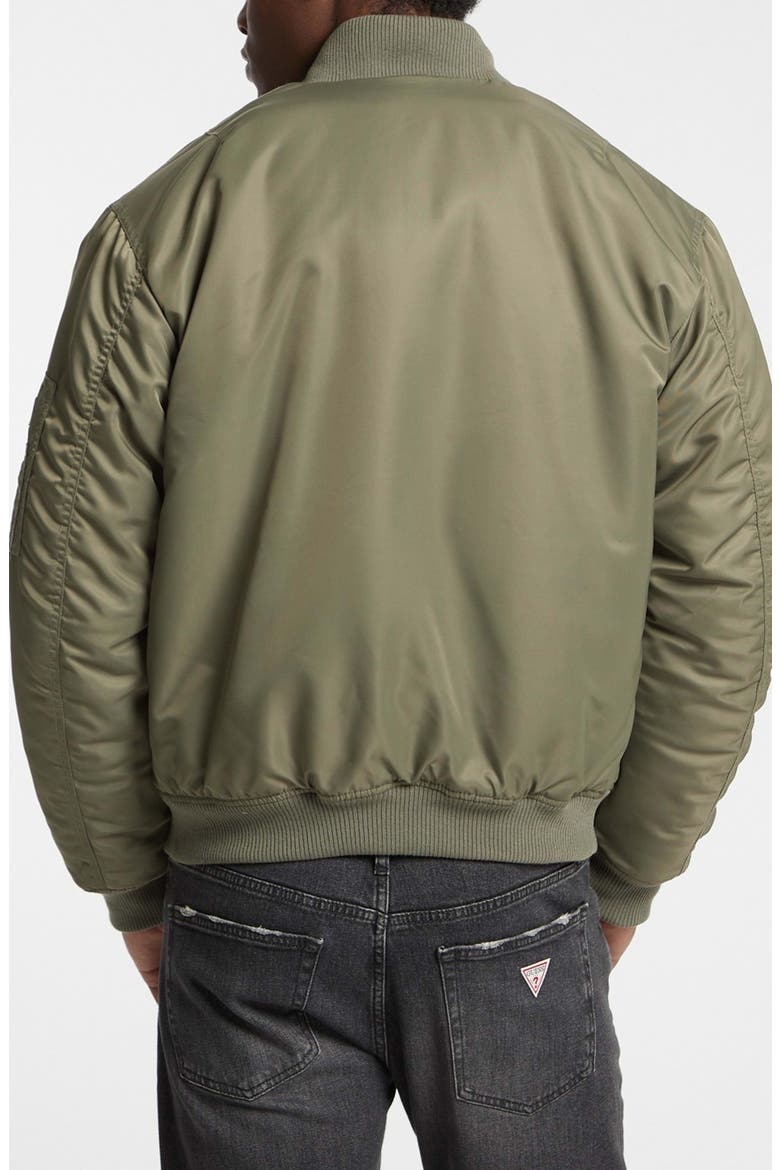 Bomber Jacket, Alternate, color, GREEN