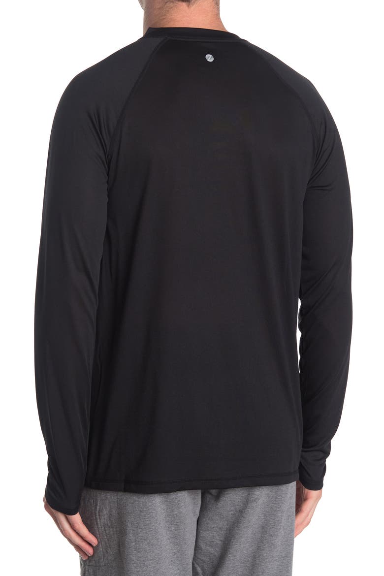 Core Long Sleeve Performance T-Shirt, Alternate, color, BLACK