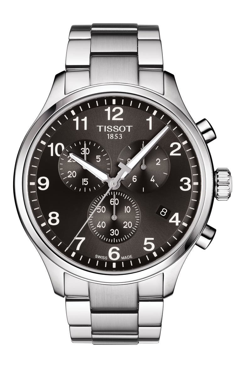 クロノス Tissot Chrono XL Collection Chronograph Bracelet Watch, 45mm (Men