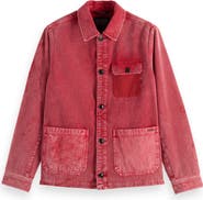 Scotch & Soda Washed Corduroy Worker Jacket