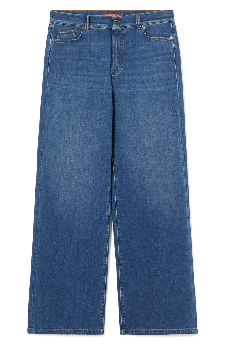 Marina Rinaldi Fida Wide Leg Jeans, Alternate, color, Navy