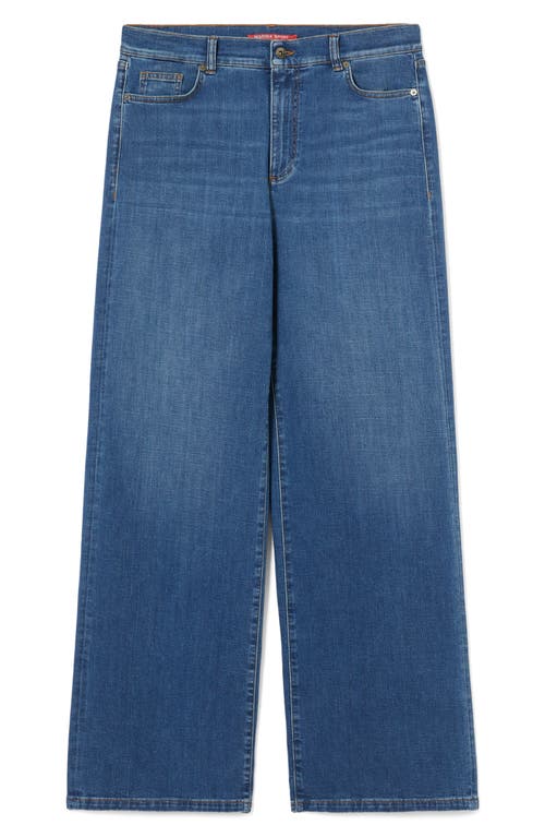 Marina Rinaldi Fida Wide Leg Jeans In Blue