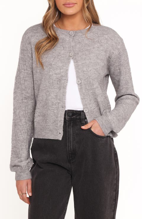 Fauna Tonal Stitch Cardigan