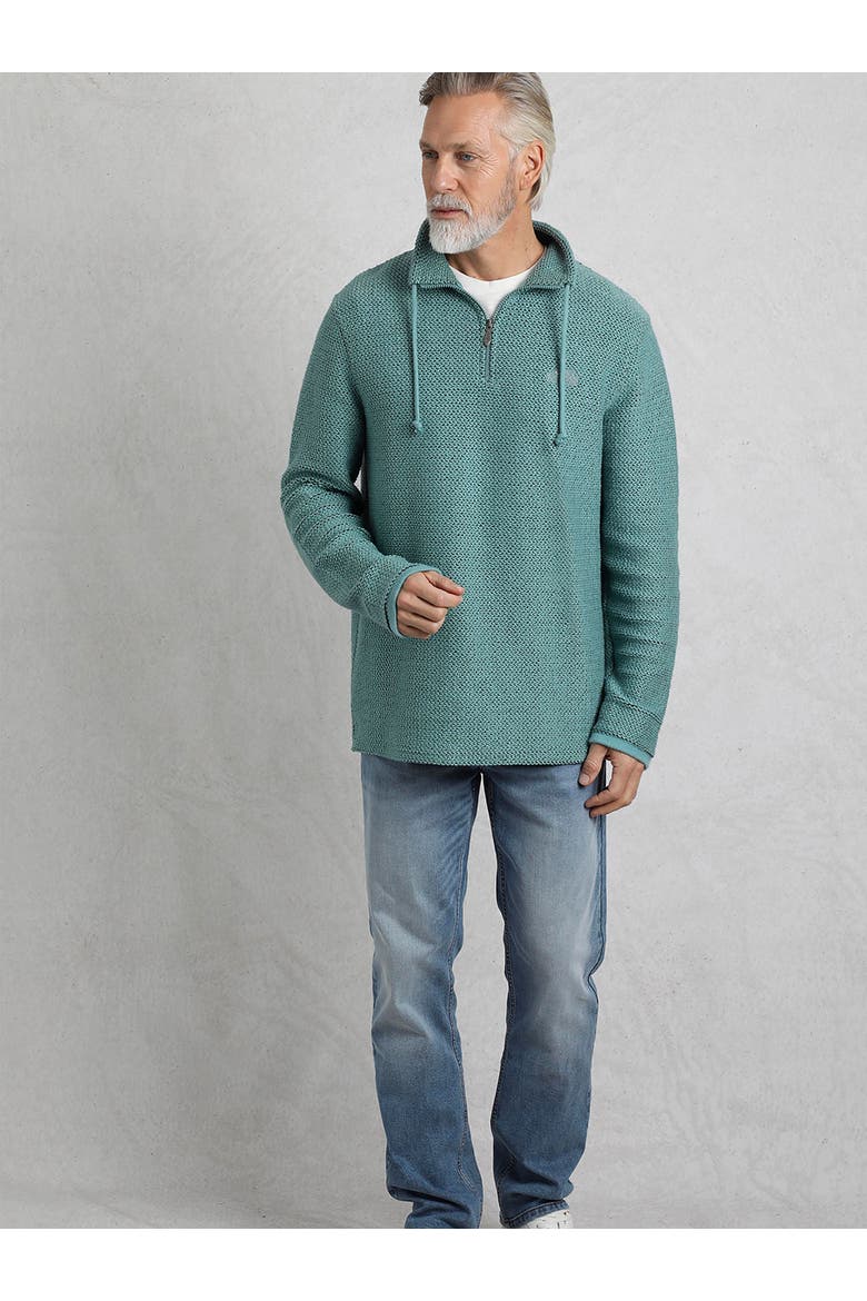 Cruiser 1/4 Zip Macaroni Sweatshirt, Alternate, color, Mineral Blue