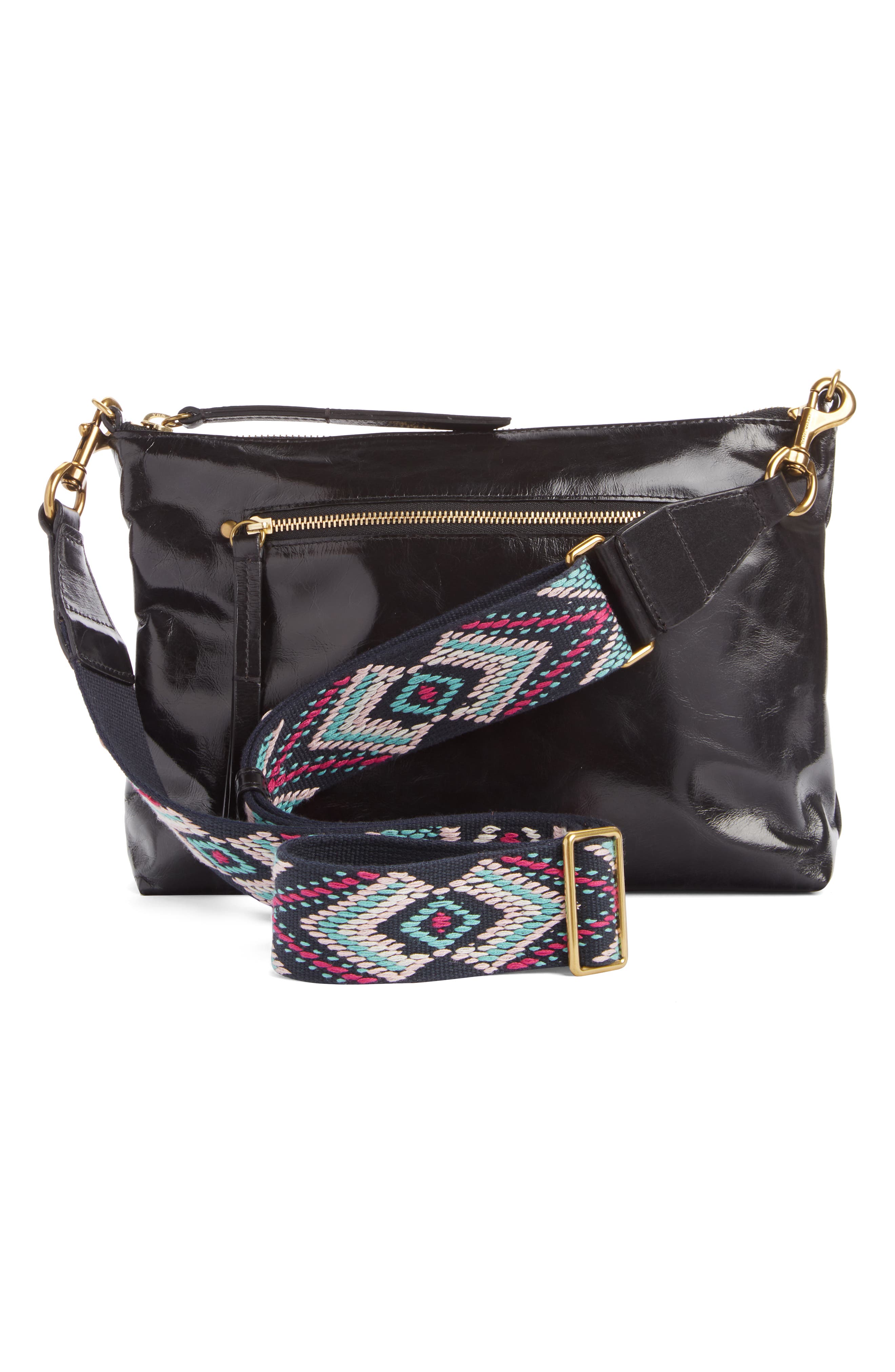 Isabel Marant Nessah Leather Crossbody Bag, Alternate, color, 