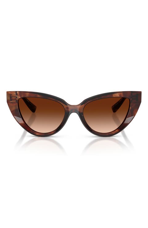52mm Polarized Cat Eye Sunglasses