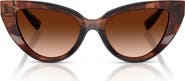 Dolce&Gabbana 52mm Polarized Cat Eye Sunglasses