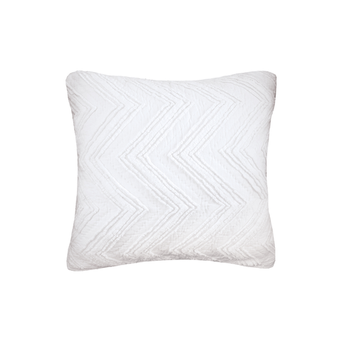 Candlewick Dove Cotton Euro Pillow Sham