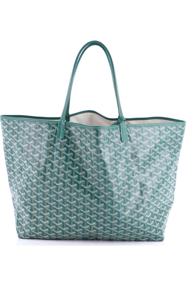 Pre-Owned Goyard Saint Louis Tote Coated Canvas GM, Main, color, Green