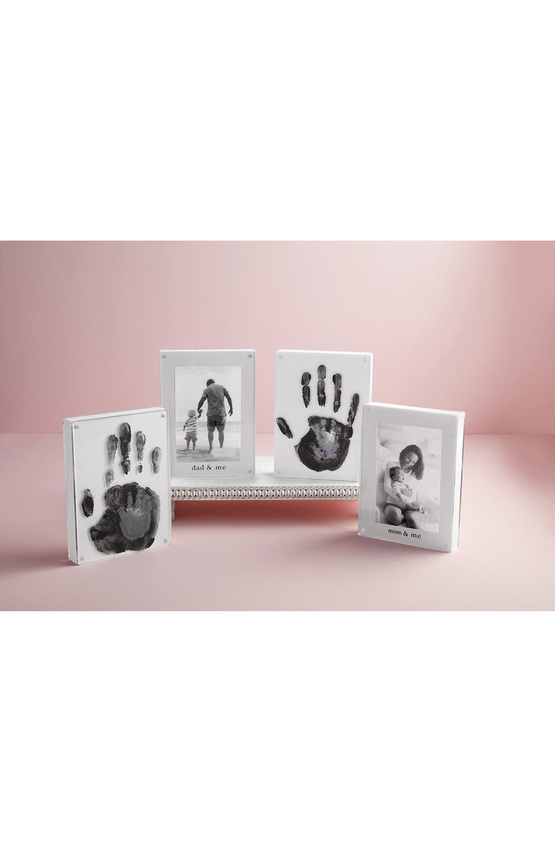Mud Pie Mom & Baby Hand Print Frame Kit, Alternate, color, Clear