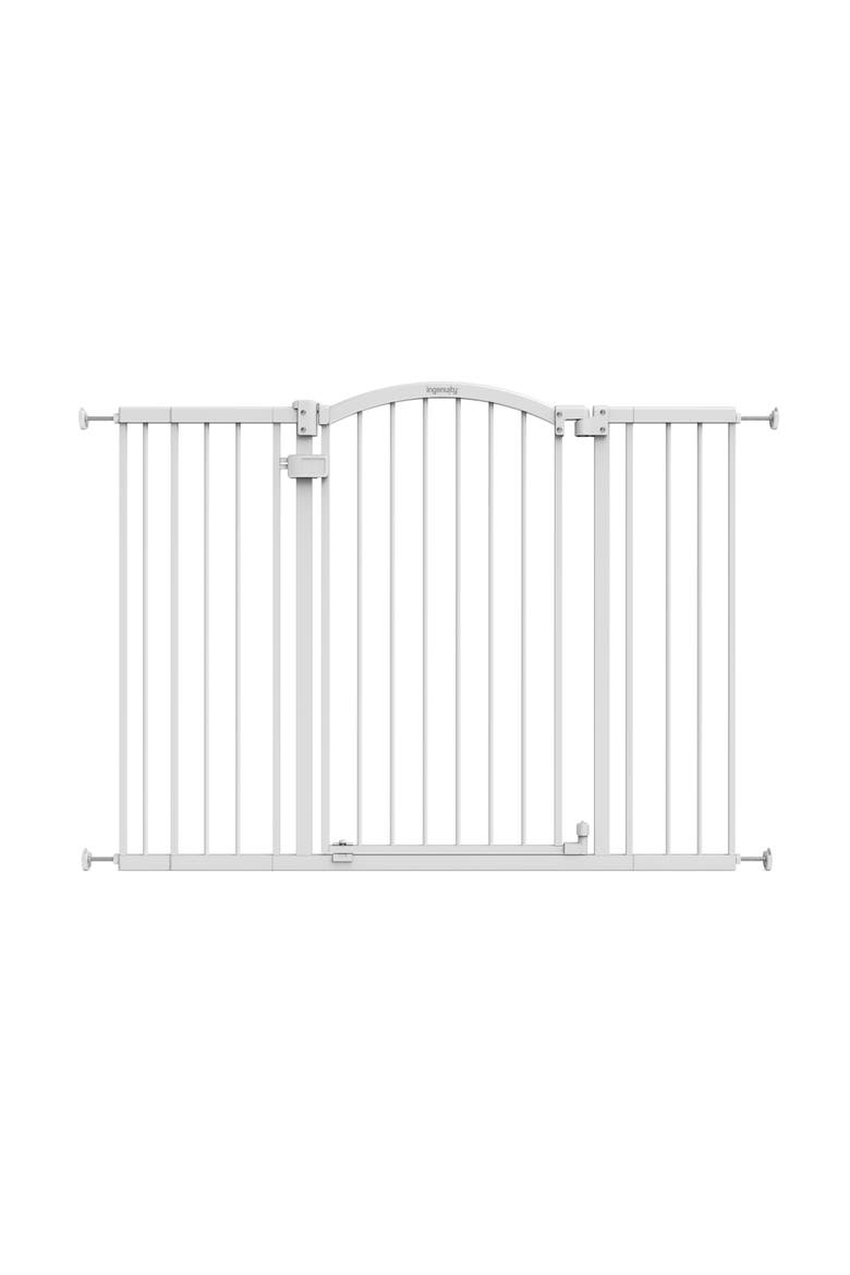 Extra Tall & Wide Safety Pet and Baby Gate, Main, color, WHITE