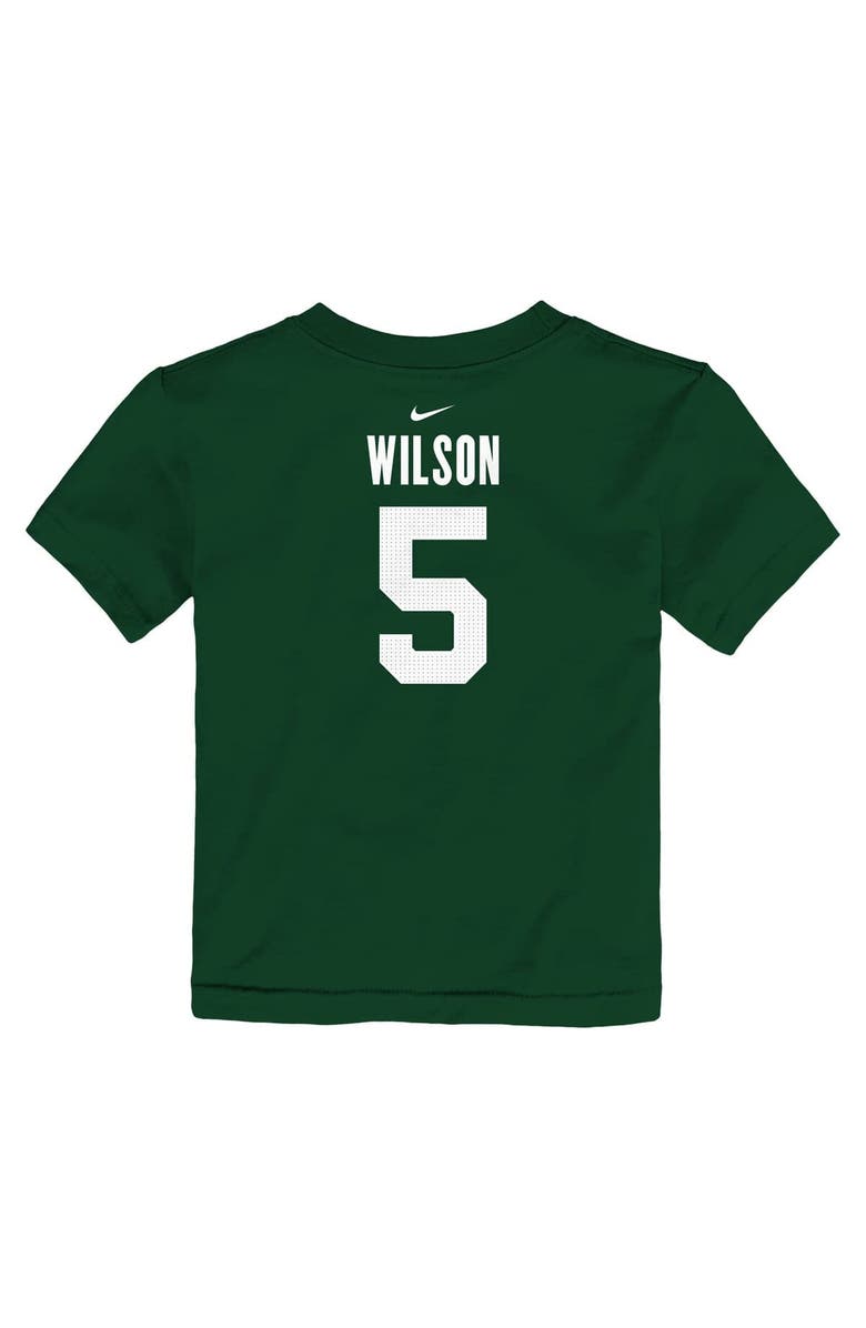 Nike Toddler Nike Garrett Wilson Green New York Jets Player Name & Number T-Shirt, Alternate, color, Green