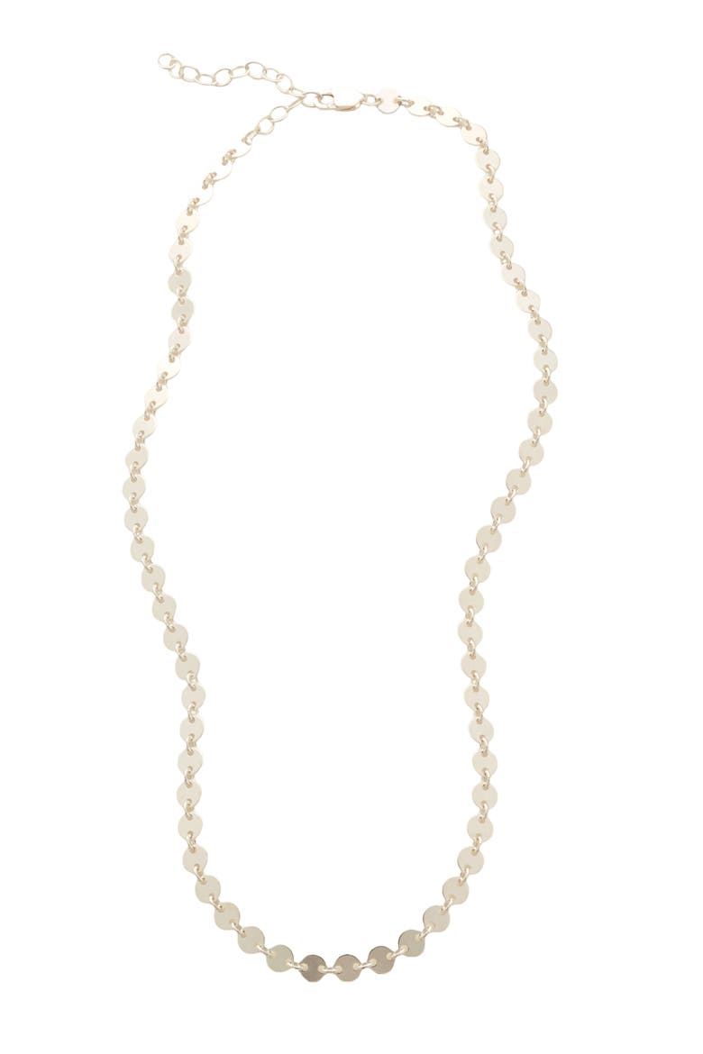 Poppy Choker Necklace, Main, color, Silver