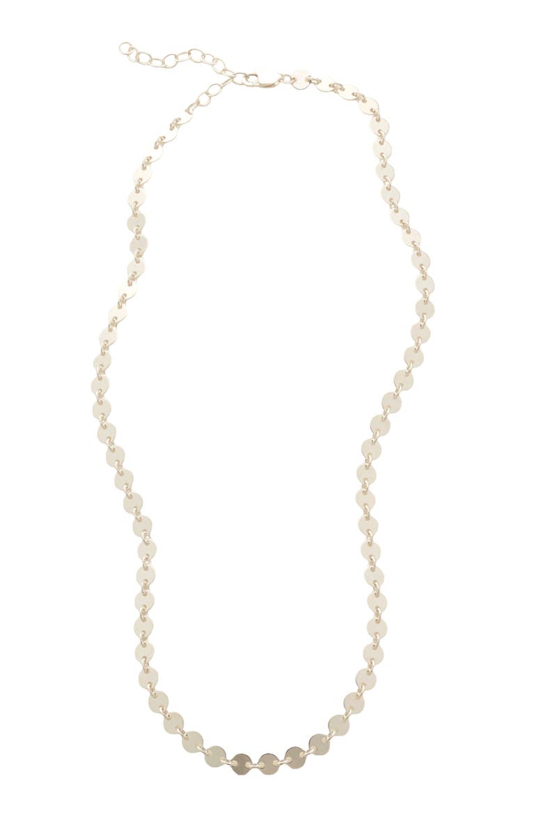 MADE BY MARY Poppy Choker Necklace, Main, color, Silver