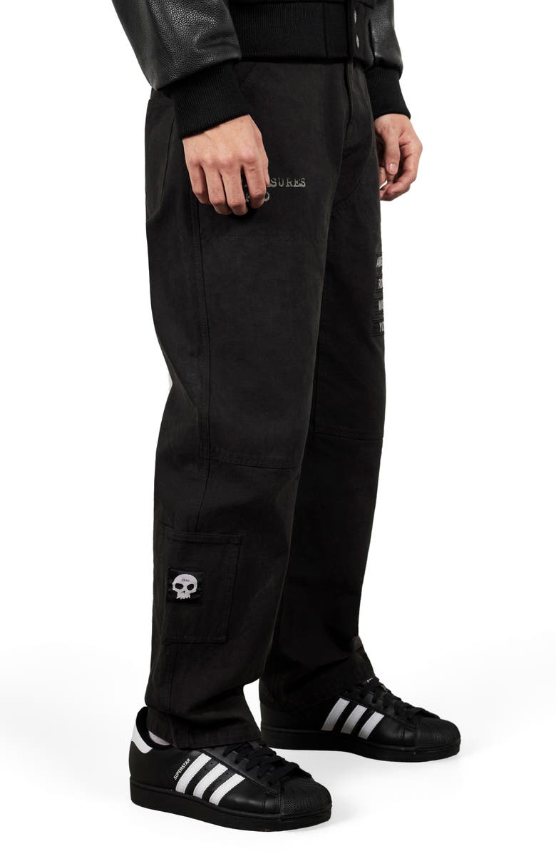 PLEASURES Zero Work Pants, Alternate, color, Black