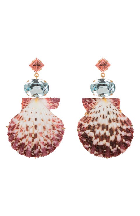 Aegean Shell Drop Earrings