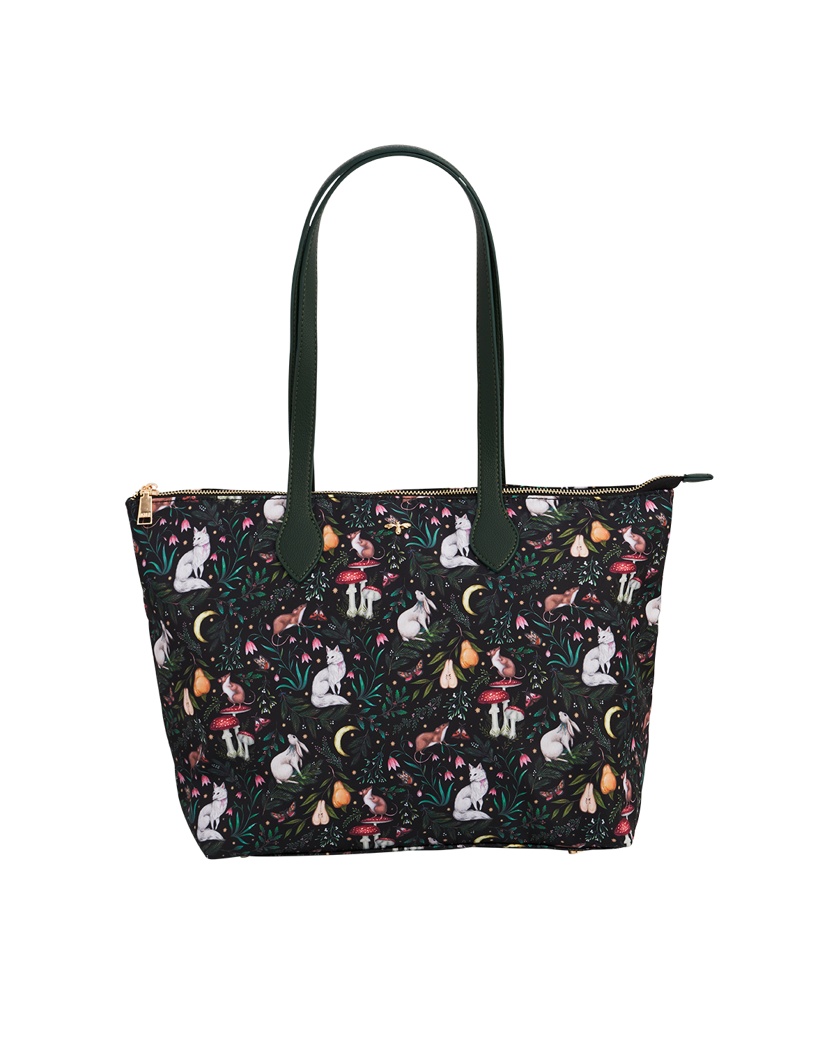 Edith Niva Print Tote Purse, Main, color, Black