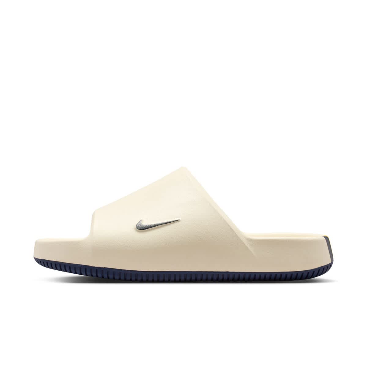 Nike Men's Nike Michigan Wolverines Calm Slides 2.0, Alternate, color, Cream