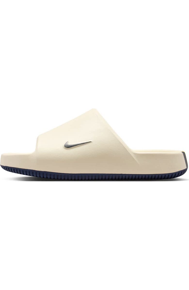 Nike Men's Nike Michigan Wolverines Calm Slides 2.0, Alternate, color, Cream