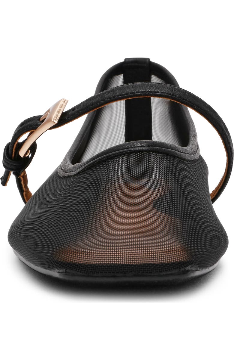 DV by Dolce Vita Fabes Mary Jane Flat, Alternate, color, Black Mesh