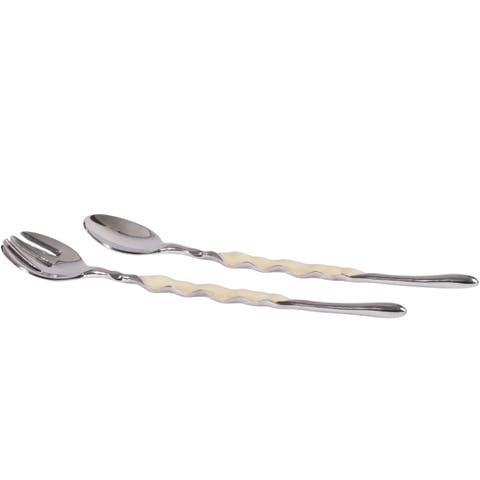Ruffled Salad Server