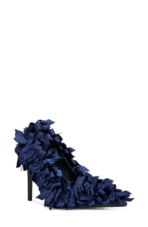 Azalea Wang Lylio Bow Pump In Blue