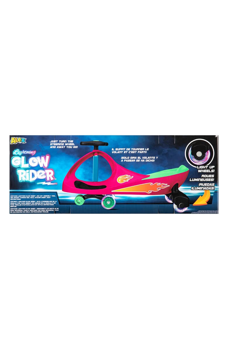ALEX Lightning Glow Riderpink & Greeninertia Ride on Toy, 3+, Alternate, color, 