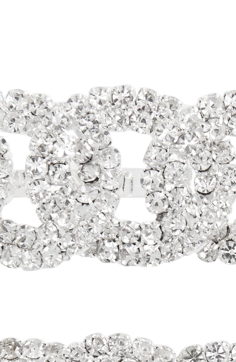 NATASHA 2-Pack Crystal Circle Bobby Pins, Alternate, color, 