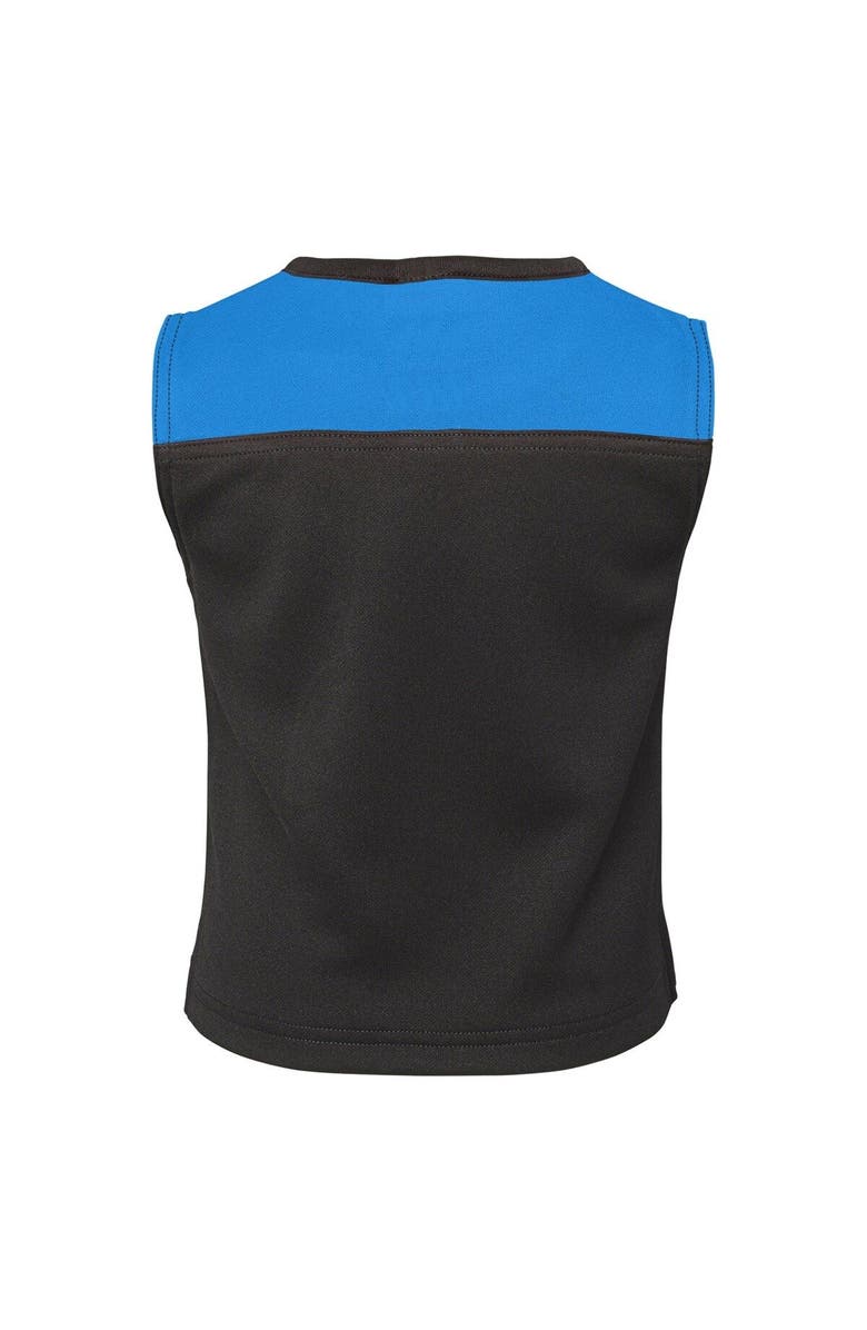 Outerstuff Girls Preschool Black Carolina Panthers Spirit Cheerleader Two-Piece Set with Bloomers, Alternate, color, Black