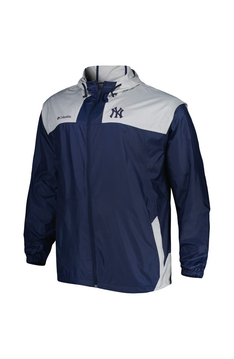 Columbia Men's Columbia Navy New York Yankees Flash Forward Challenger Omni-Shade Full-Zip Windbreaker, Alternate, color, Navy