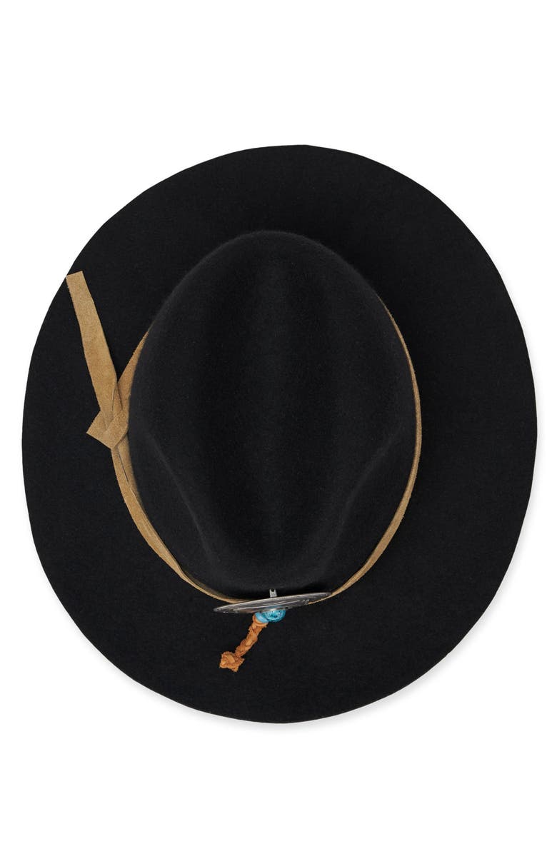 Fortela Clarita Merino Wool "Cowboy" Hat, Alternate, color, Black