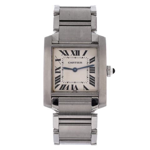 Tank Francaise Quartz Watch Stainless Steel 25