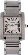 Pre-Owned Cartier Tank Francaise Quartz Watch Stainless Steel 25