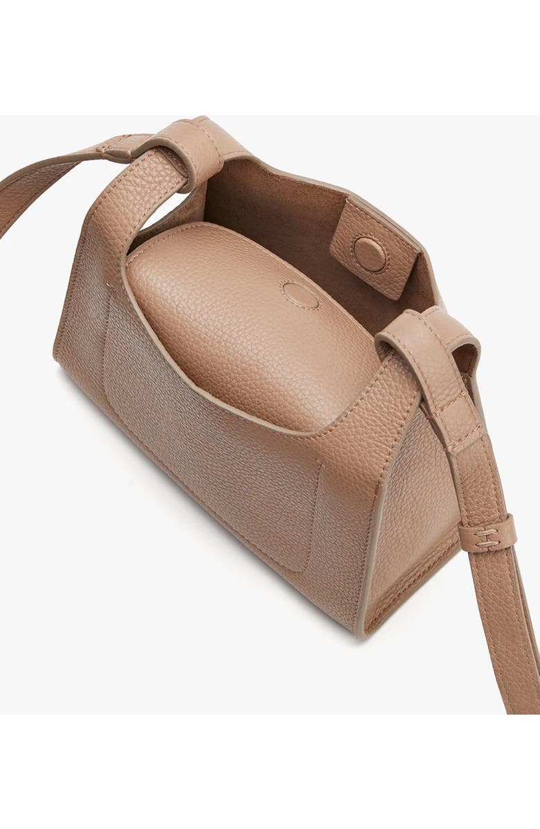 Cuyana Mini Double Loop Bag, Alternate, color, Cappuccino