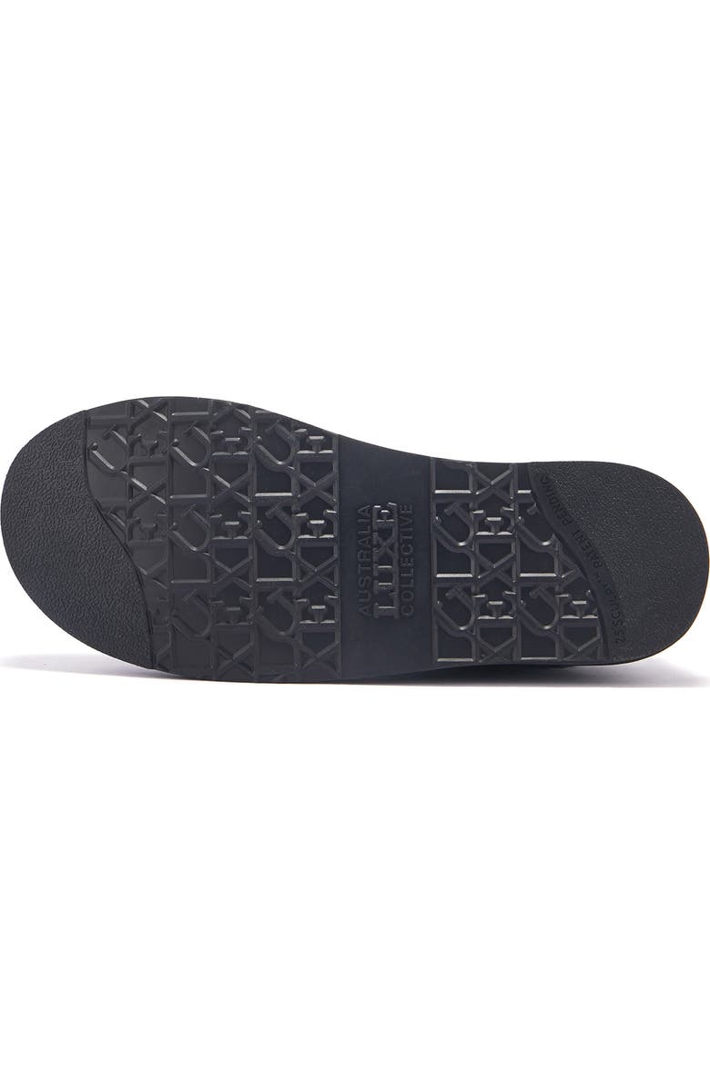 Australia Luxe Collective Outback Genuine Shearling Ankle Slipper, Alternate, color, Black