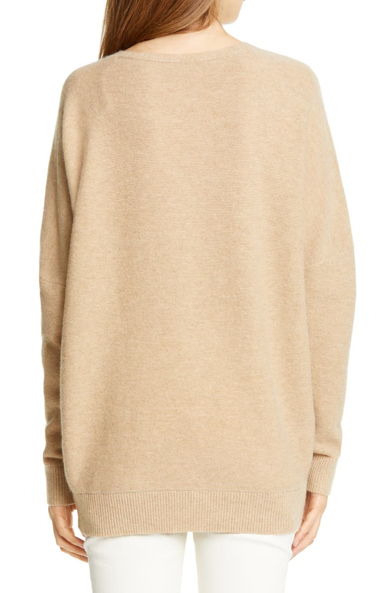 Lafayette 148 New York Wool & Cashmere V-Neck Sweater, Alternate, color, 