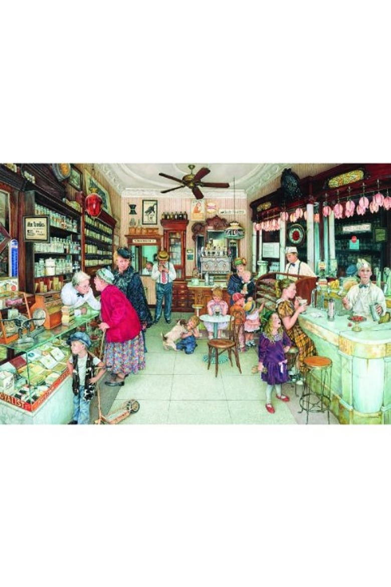 Soda Fountain 1000 piece Jigsaw Puzzle for Adults, Alternate, color, Multicolor