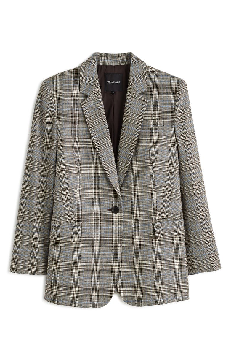 Madewell The Kline Plaid Blazer, Alternate, color, 