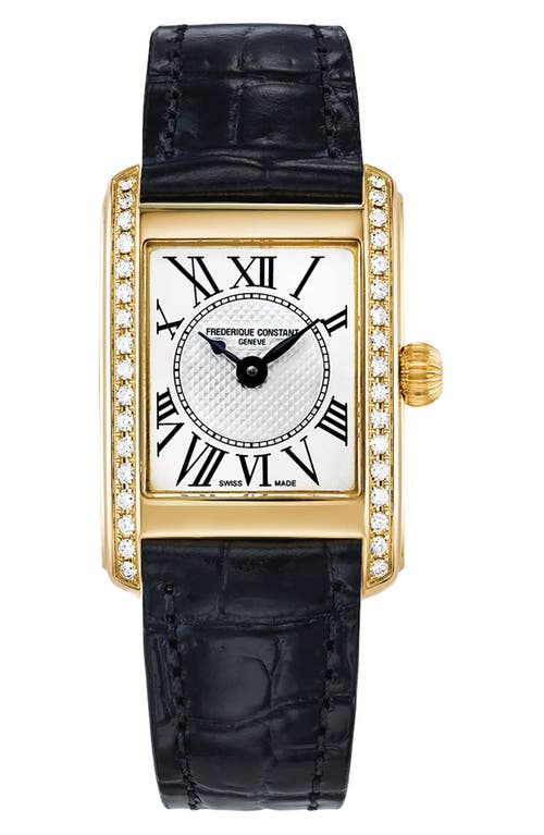 FREDERIQUE CONSTANT Carrée Bracelet Watch, 23mm in Gold-Tone  product