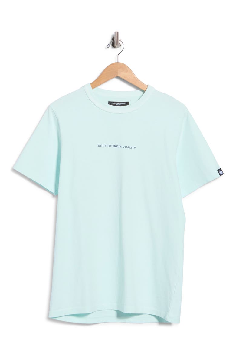 Logo Graphic T-shirt, Alternate, color, POWDER BLUE