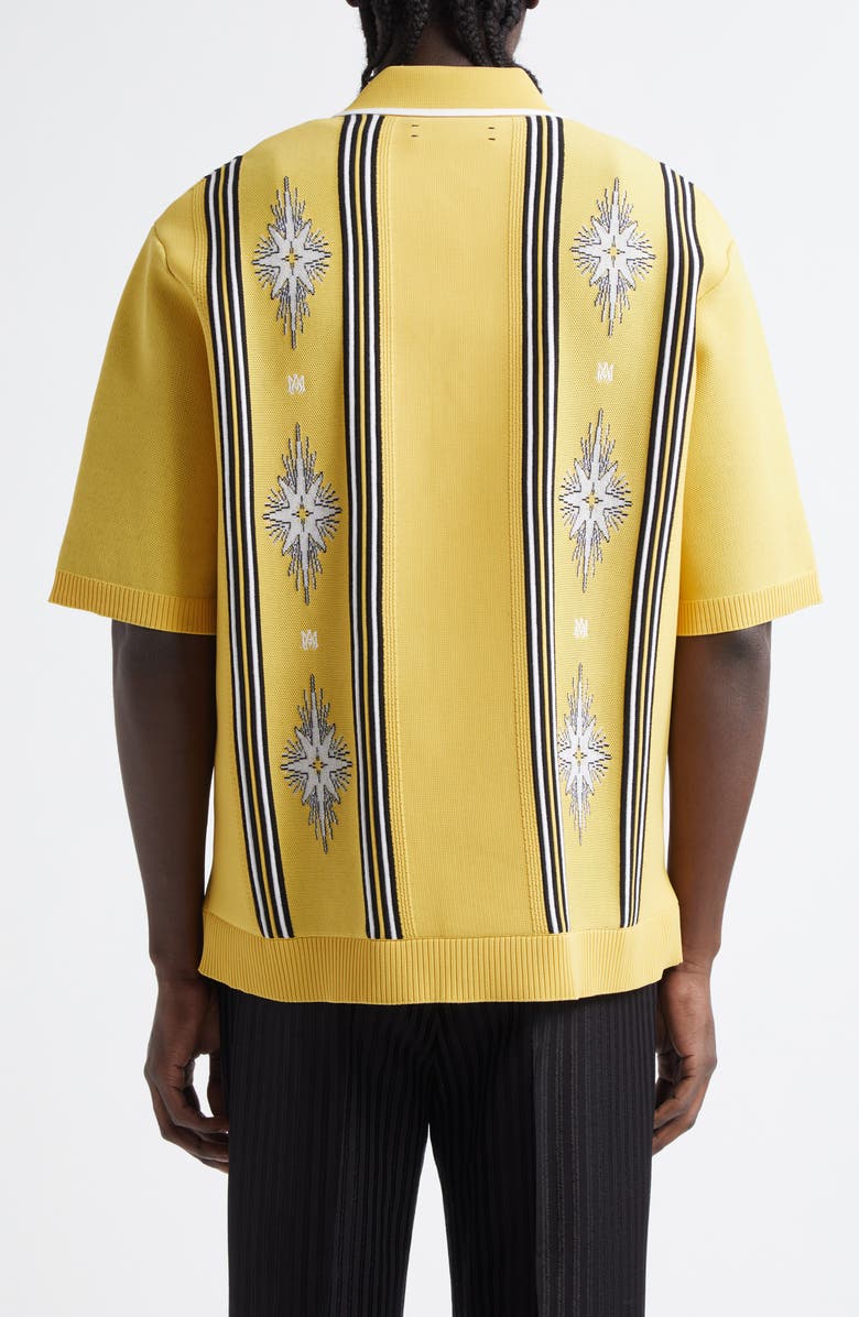 AMIRI Starburst Jacquard Cardigan, Alternate, color, 