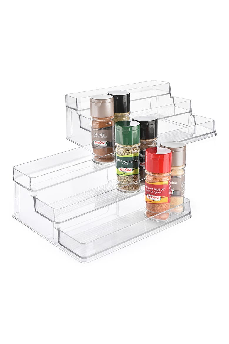 Three-Tier Pantry Organizer - Set of 2, Alternate, color, CLEAR