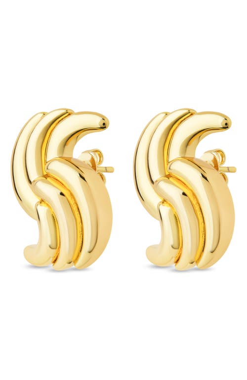 Sterling Forever Leni Twisted Statement Stud Earrings