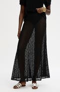 Sam Edelman Lace Knit Maxi Skirt